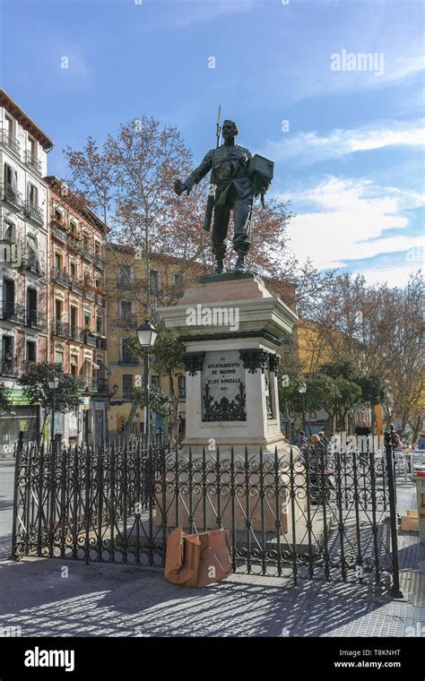 Madrid Espa A De Enero De Incre Ble Vista Del Monumento A