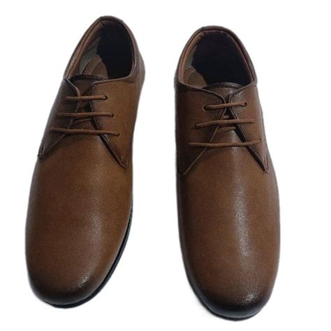 Men Tan Formal Lace Up Faux Leather Shoes Oxfords At Rs 299 Pair In Agra