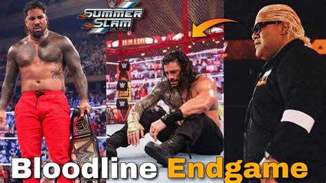 Roman Vs Jey Uso Rikishi Return At Summerslam Summerslam Youtube