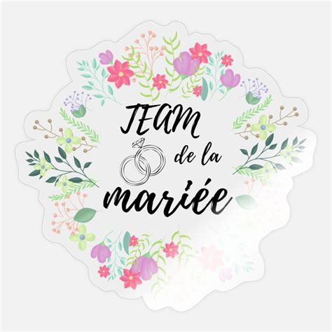 Stickers team de la mariée à acheter en ligne Spreadshirt