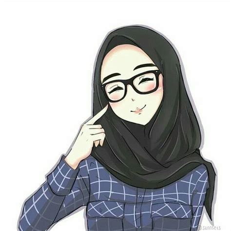 Gambar Kartun Muslimah Cantik Dan Imut Terbaru 2021 Muslimah Berjilbab