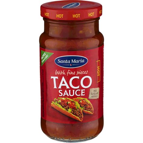 Taco Sauce Hot 230g Stmaria Menyno