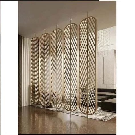 Gold Pvd Coated Partition At Sq Ft In Moradabad Id