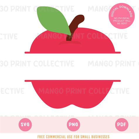 Apple Svg Png Pdf File Apple Teacher Svg Teacher Monogram Svg