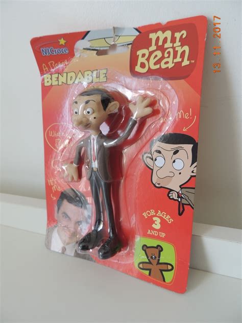 Boneco Mr Bean Seriado De Tv Bendable Nj Croce Raro Novo R Em