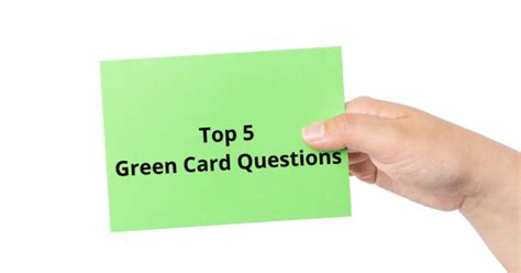 Top 5 Questions About Getting A Green Card Godoy Law Office