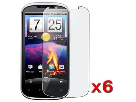 Compatible With HTC Amaze 4G T Mobile 6X Clear LCD Cover Screen