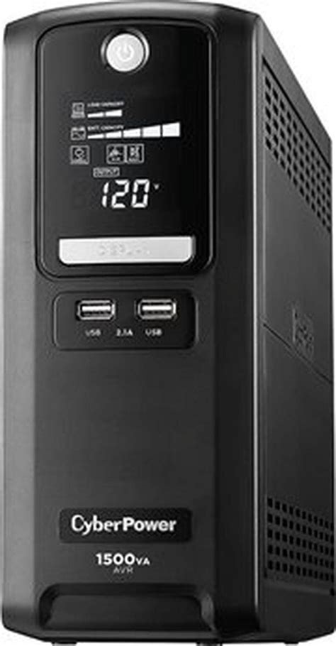 Restored Cyberpower Lx1500gu R 1500va 900w 10 Outlets Ups Battery Backup New Battery