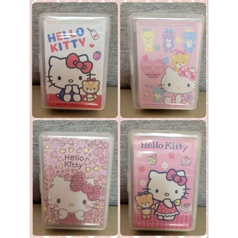 三麗鷗 正版授權 Hello Kitty Kt 凱蒂貓 撲克牌 Kitty撲克牌 Kt撲克牌 全新現貨 蝦皮購物