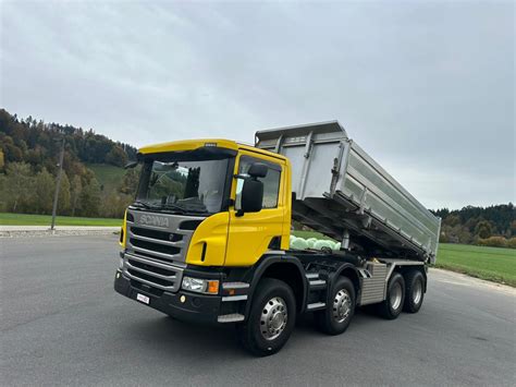 Scania P 410 8x4 CB Moser Rockbox Boardmatik Retarder Wywrotka