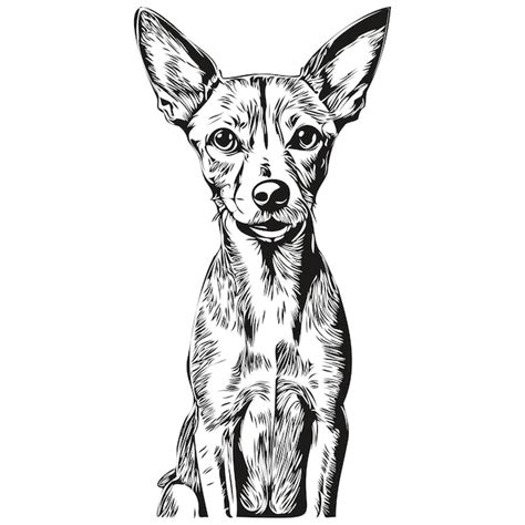 Dibujo a lápiz realista de perro galgo italiano en ilustración de arte