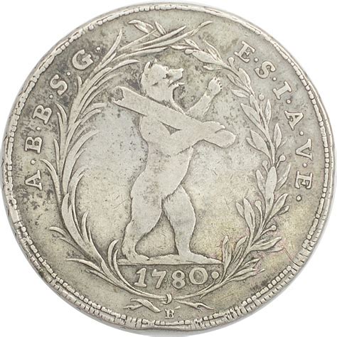 16 Fu SANKT GALLEN ABBOT 1 TALAR 1780 B 13816587787 Oficjalne