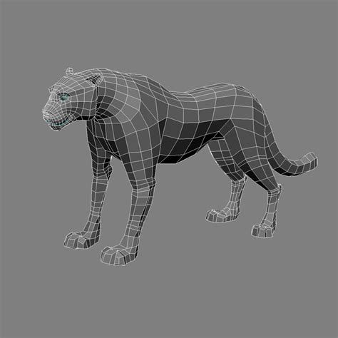 black panther 3d model