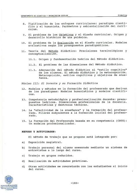 Pdf Pedagog A Plan Parte Educacion Ucm Esa Plan Anal