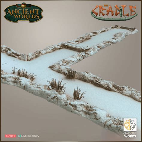 3D Printable Mesopotamian irrigation canals - The Cradle by Gadgetworks