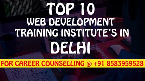 Top 10 Best Web Development Institute In Delhi 2024 Web Development