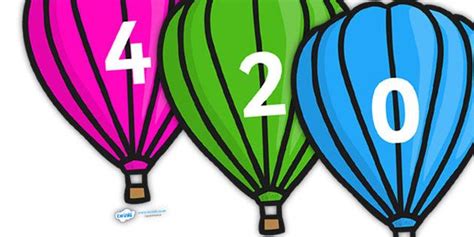 Counting In S On Hot Air Balloons Stripes