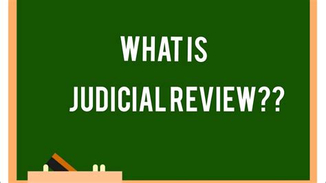 Judicial Review Fully Explained Youtube