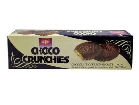 Fibisco Choco Crunchies Chocolate Covered Biscuits 200g Th