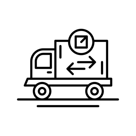 Delivery Truck Vector Icon 14654912 Vector Art At Vecteezy