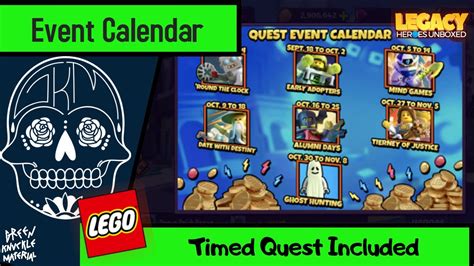 Lego Legacy Heroes Unboxed Event Calendar Youtube