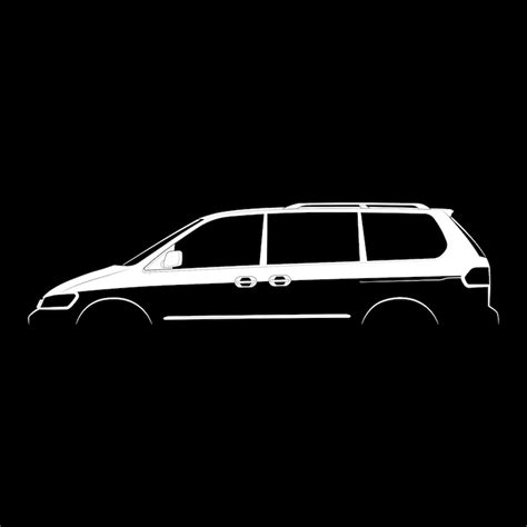 Honda Odyssey Rl1 Silhouette Vector File Etsy Canada