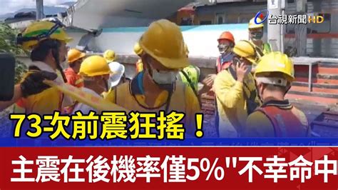 73次前震狂搖！主震在後機率僅5不幸命中 Youtube