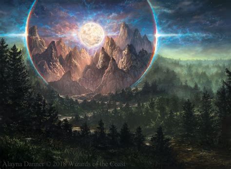 Magic The Gathering Alpine Moon From M By Alayna Worldbuilding