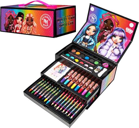 Rainbow High Valigetta Colori Per Bambini Kit Colori Per Disegnare E