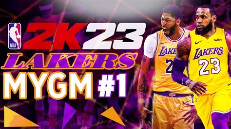 NBA 2K23 LA Lakers MyLeague EP 1 Time To Start Building This Dynasty