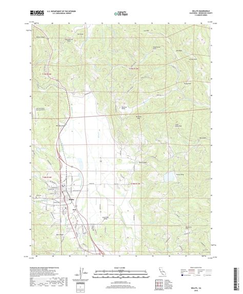 Willits California US Topo Map – MyTopo Map Store