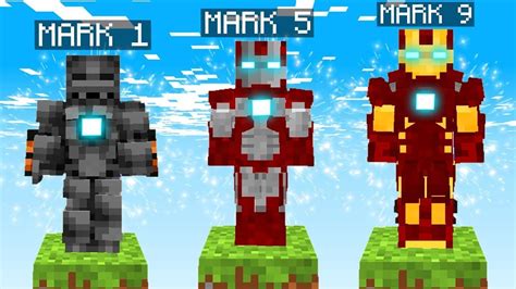 🔥 ชุดเกราะฮีโร่ Iron Man สุดไฮเทค Minecraft Crazy Craft 18 Youtube