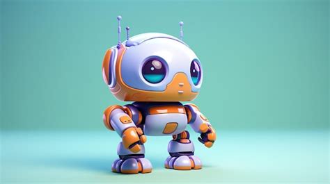 Premium AI Image | Friendly cute robot Robot pet