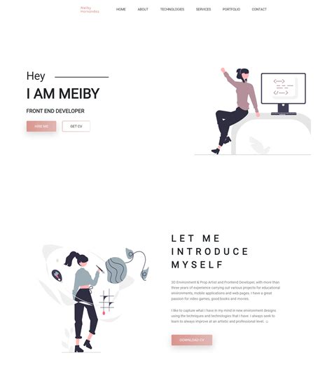 GitHub - meibyhernandez/Portfolio_HTML_CSS: A basic portfolio design ...