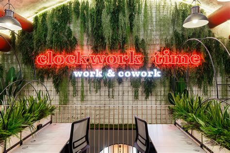 Clockwork Time Coworking Offices on Behance