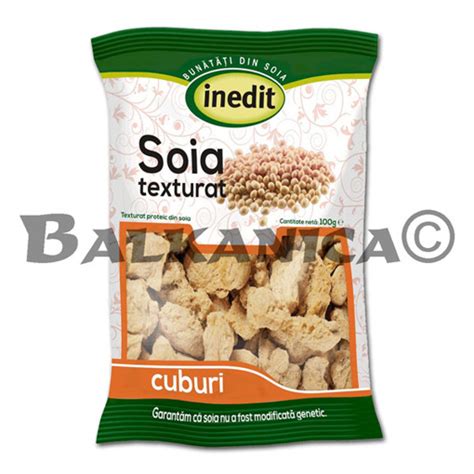 100 G Soia Cuburi Inedit