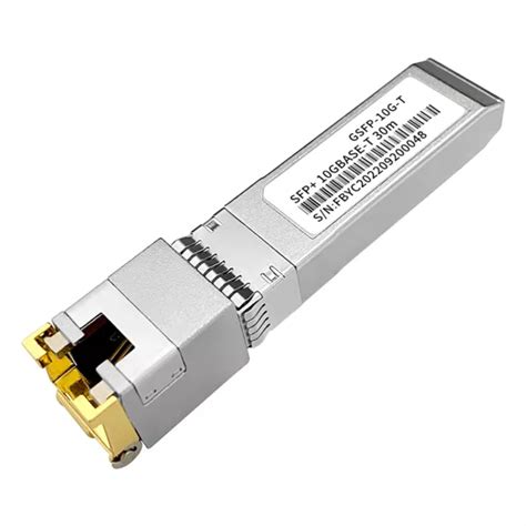 10GBASE T SFP TO RJ45 Copper Ethernet Modular Transceiver Kit For