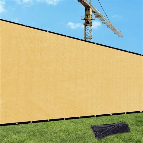 Snapklik UPGRADE Privacy Screen Fence Customized 8x86 FT Black