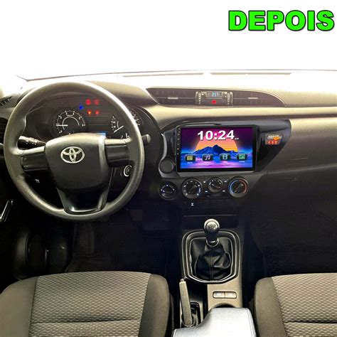 CENTRAL MULTIMIDIA TOYOTA HILUX 2017 2018 2019 2020 2021 ANDROID