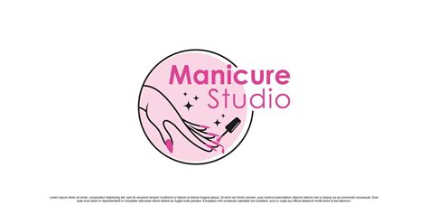 Logo De Manicure E Pedicure