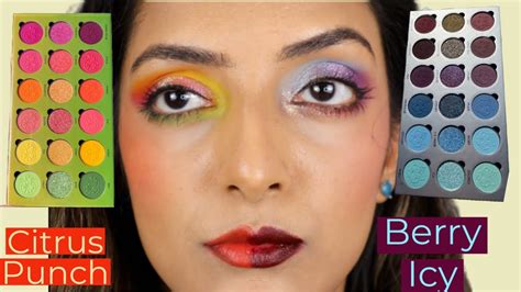 Simply Posh Cosmetics Citrus Punch Berry Icy Palettes Looks And