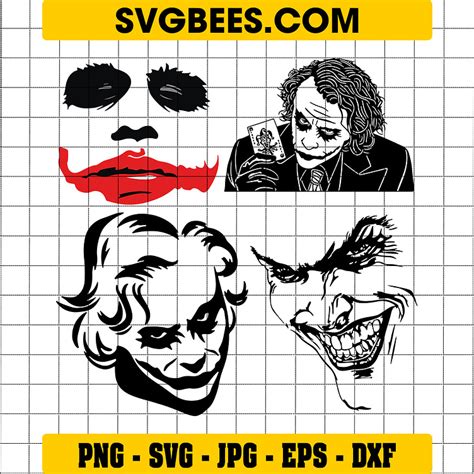 Joker Face SVG by SVGbees: SVG Files for Cricut - Get Premium SVGs on ...