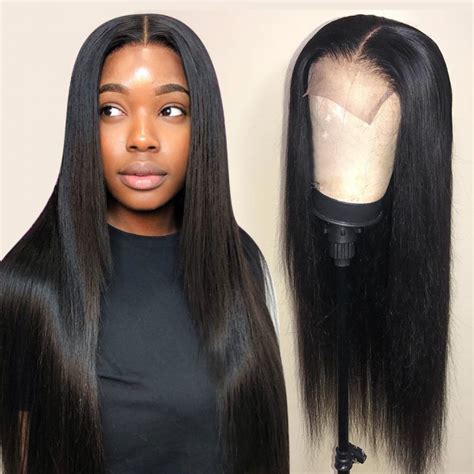 Closure Wig 5x5 Closure Straight Hair Wig Human Hair Lace Wigs