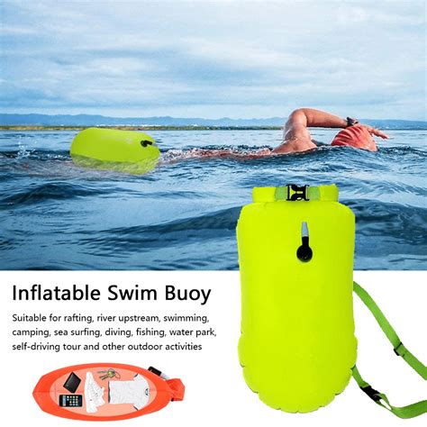 Outdoor Safety Swimming Buoy Adult Tow Float 15L Triathletes Open