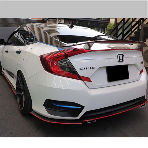 Honda Civic Fc Si Universal Spoiler Abs W Painting W Light