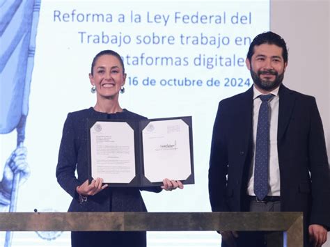 Sheinbaum envía iniciativa para regular trabajo por aplicación IMER