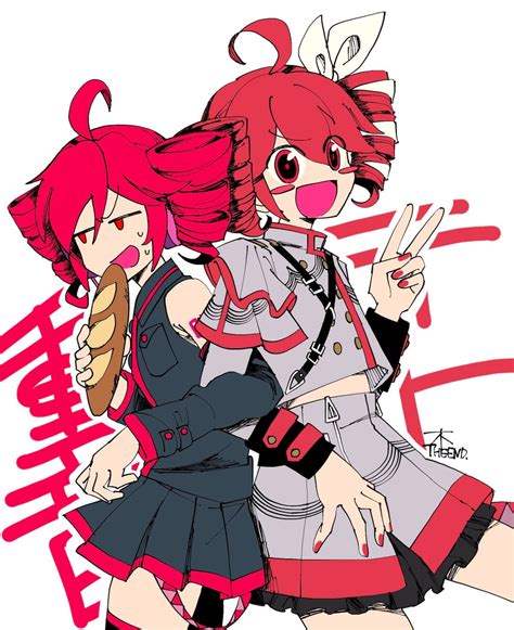 Kasane Teto And Kasane Teto Utau And 1 More Drawn By Fujiendou Danbooru