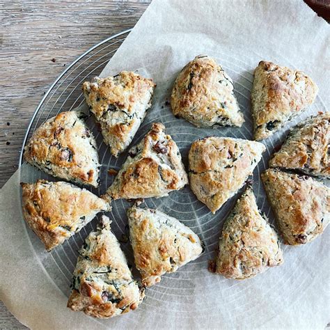 Best Scones Made With Sourdough Discard Nettle And Quince