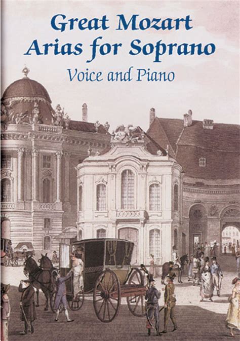 Great Mozart Arias For Soprano Vocal And Piano Book Wolfgang Amadeus Mozart