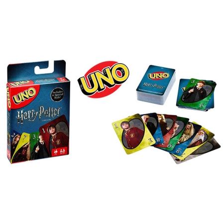 Jogo De Carta Card Game Uno Harry Potter Mega Sald O Toyshow